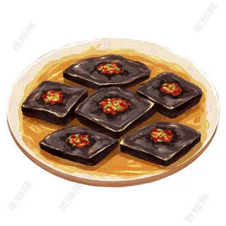 长沙臭豆腐美食元素素材