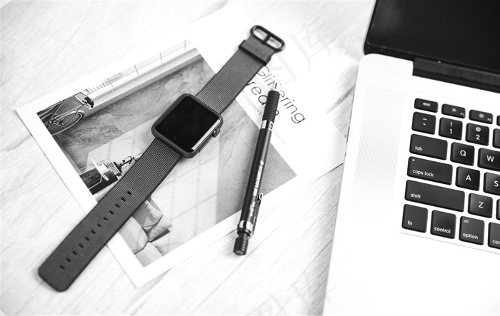 黑白商务金融时尚背景图片