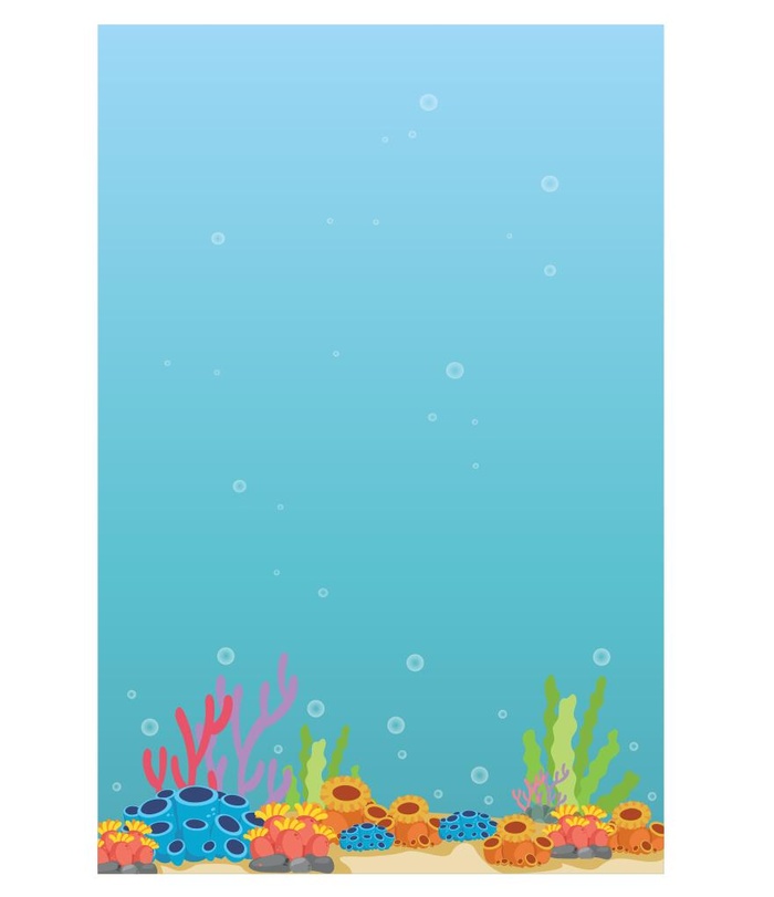 海底世界海报背景cdr矢量模版下载