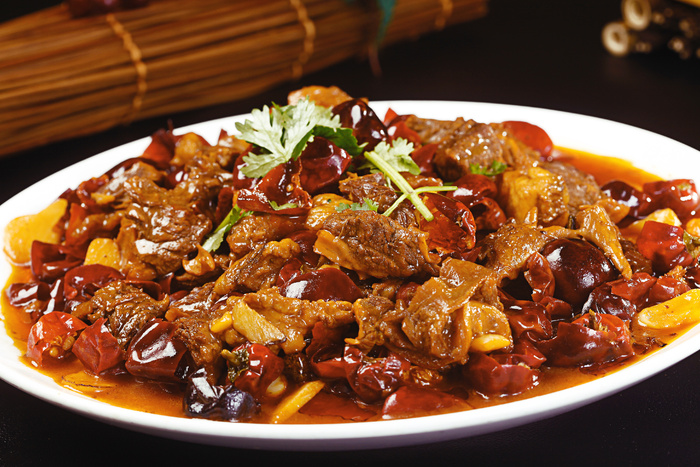 大盘香辣驴肉 (6)