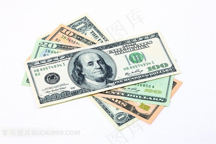 四张美元高清素材