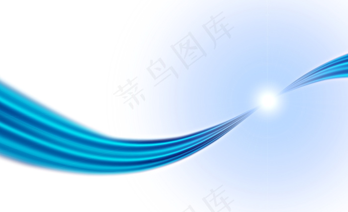 蓝色动感曲线背景图片