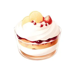 甜点点心美食免抠