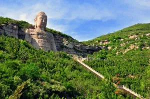 山西旅游-蒙山大佛-美景