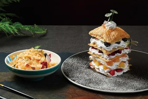 奶油酥蛋糕甜点