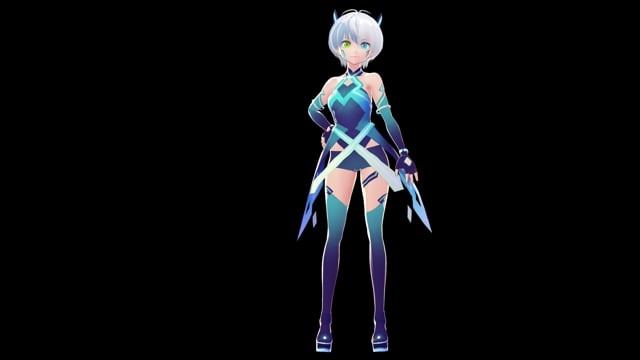 动漫, 漫画, 特点, 环形, 无缝的, , 女性