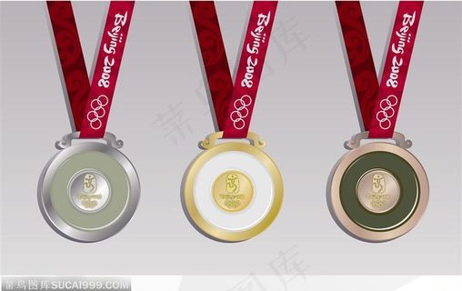2008北京奥运会奖牌-金银铜牌