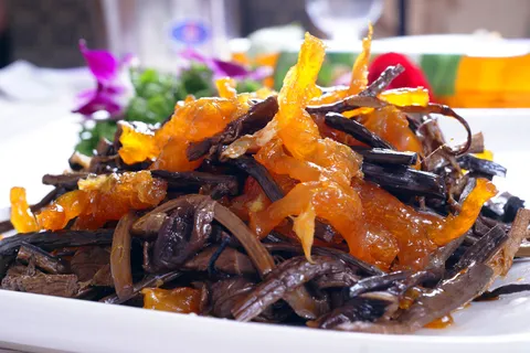 XCXC0324茶树菇烩鹿筋 XCXC0324茶树菇烩鹿筋