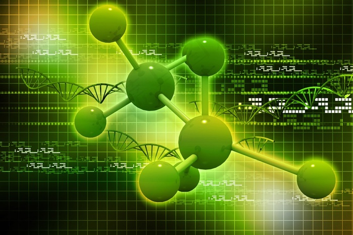 绿色基因模型高清图片