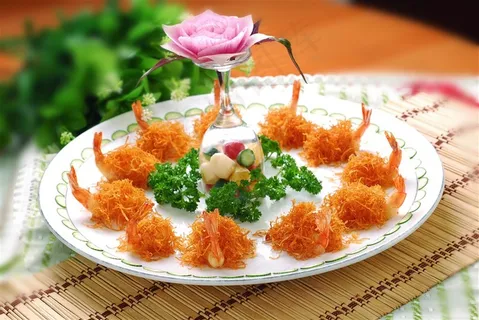 海鲜金丝大虾美食素材 海鲜金丝大虾美食素材