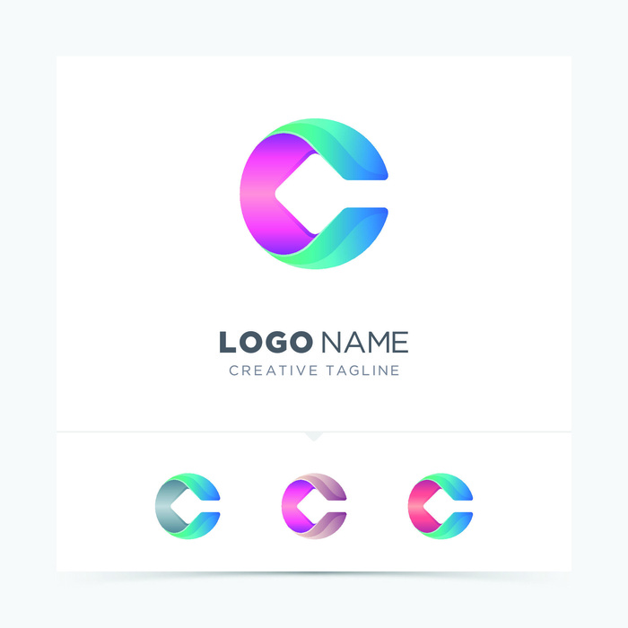 图标识标志公司字母企业商标品牌LOGO设计素材矢量模板