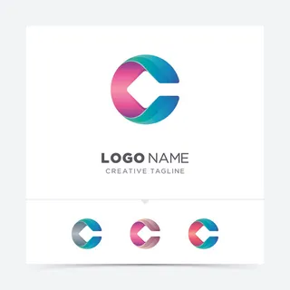 图标识标志公司字母企业商标品牌LOGO设计素材矢量模板