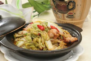 干锅娃娃菜 20元