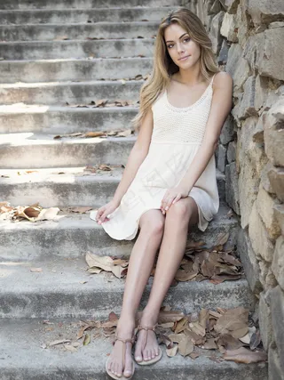 清新唯美可爱的女孩摄影图片