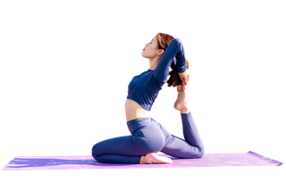 瑜伽人物免扣png