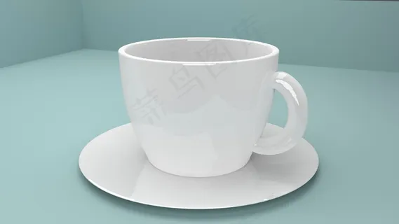 白色咖啡杯模型图片 白色咖啡杯模型图片