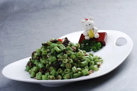 CXC02545榄菜肉碎炒豆角38元 CXC02545榄菜肉碎炒豆角38元