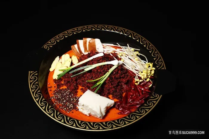 麻辣火锅食料图片
