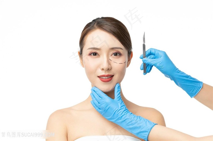 医疗美容整形气质美女特写