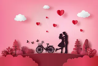 2.14情人节高端大气矢量插画