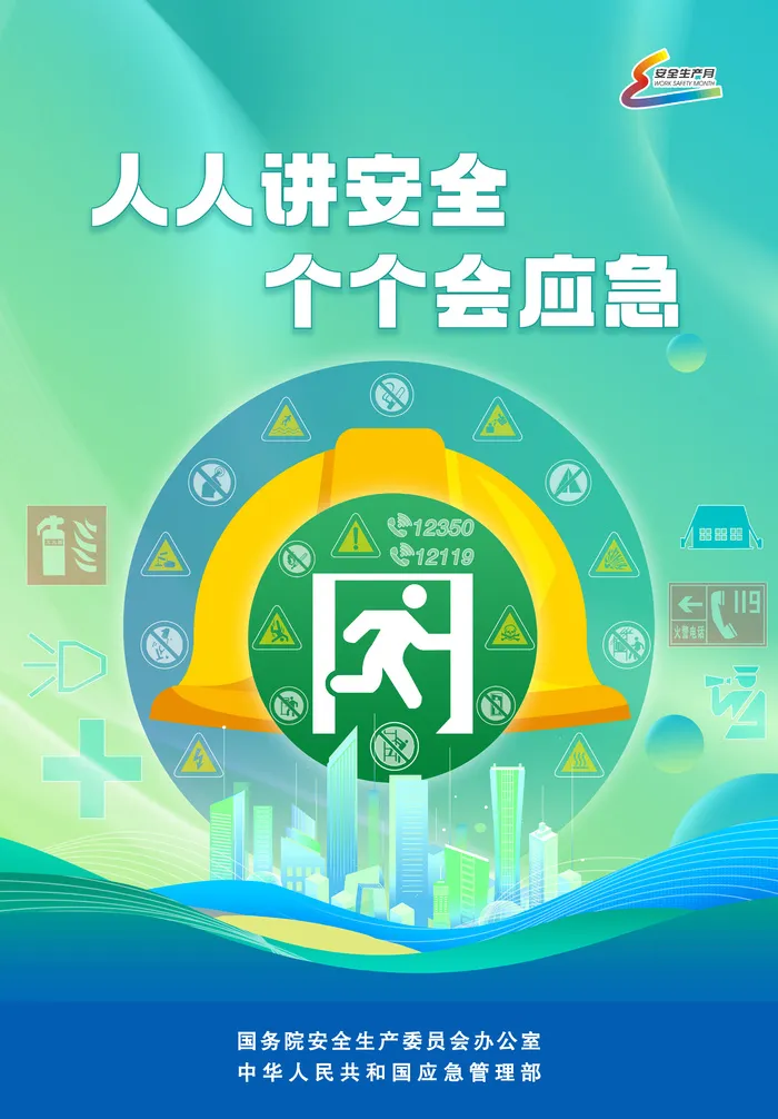 安全生产月主题海报 2023 jpg