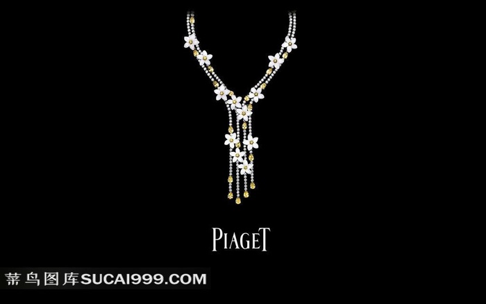 伯爵花纹珠宝项链