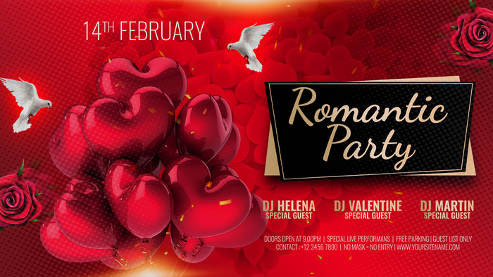 2.14情人节爱情psd模式