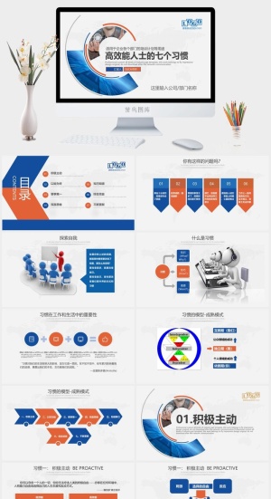 绩效管理PPT模板预览图
