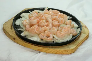 35铁板虾仁 东北饺子园(1)