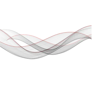 灰色波纹渐变线条科技电商免抠png