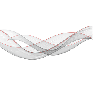 灰色波纹渐变线条科技电商免抠png