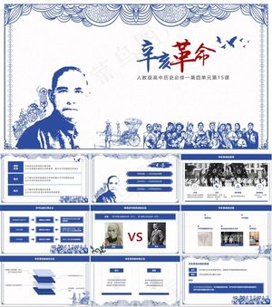 近代史历史PPT模板ppt模版预览图