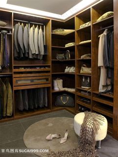 精美的衣柜凳子素材