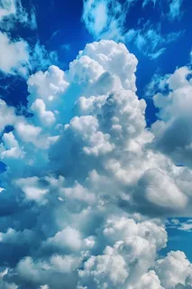 夏日蓝天白云海报素材背景 夏日蓝天白云海报素材背景