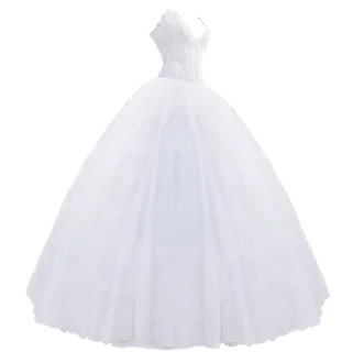 白色婚纱卡通、