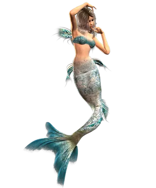 21 (6)免抠 设计 元素 二次元 美人鱼