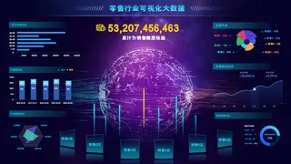 数据可视化psd模版下载