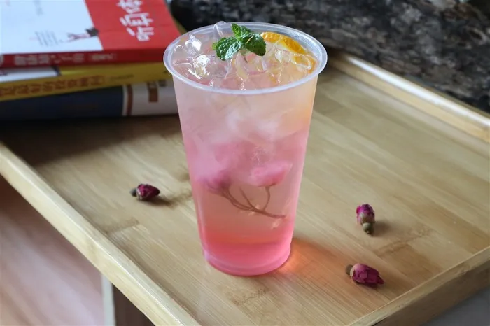 冰爽花茶饮料