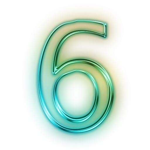 数字 6免抠(512x512)