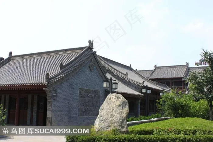 西安古典建筑摄影素材