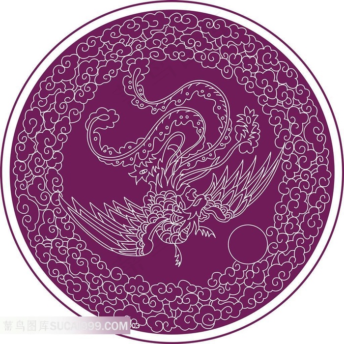 精美吉祥凤凰图案素材