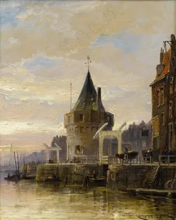 威尼斯风景油画图片 威尼斯风景油画图片