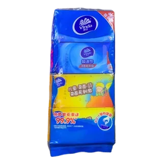 维达 超迷你卫生湿巾 8片x4小包／袋301258超市商品白底图免抠实物摄影png格式图片透明底