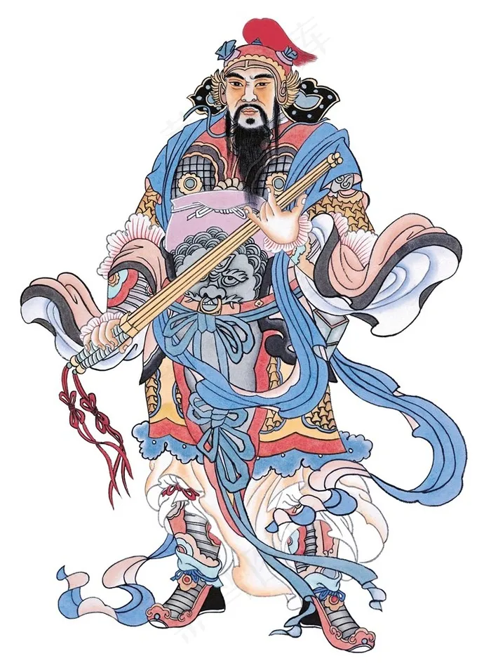 传统门神图片