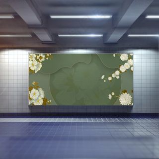 中国风国潮展板背景psd分层模板