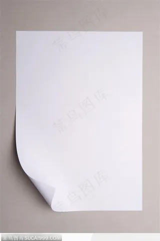 简单生活-卷起一角的纸张