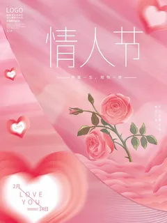 2.14情人节 情人节活动海报 2.14情人节 情人节活动海报
