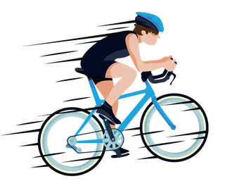 骑行自行车运动