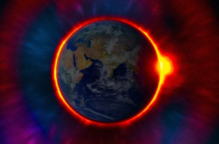 元宇宙世界天空背景墙风景