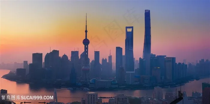 上海浦东全景图